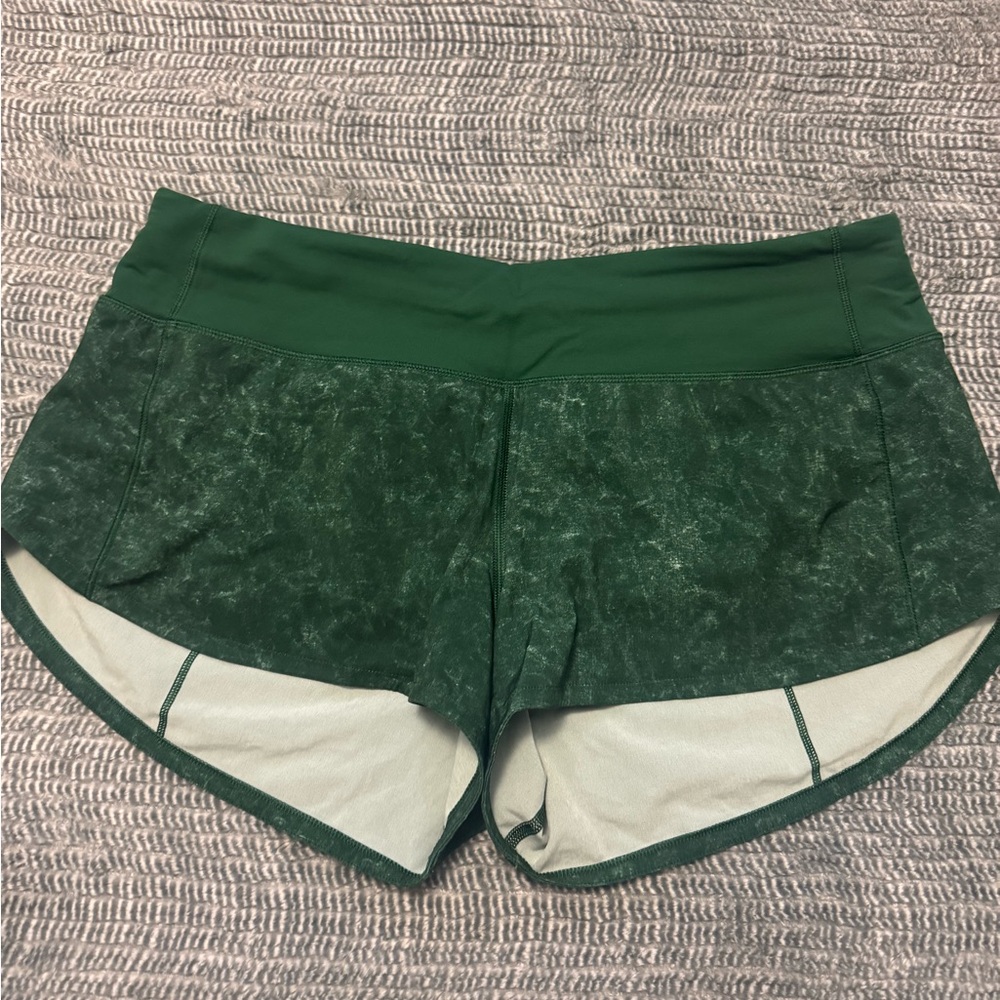 lululemon athletica Dark Green Athletic Shorts